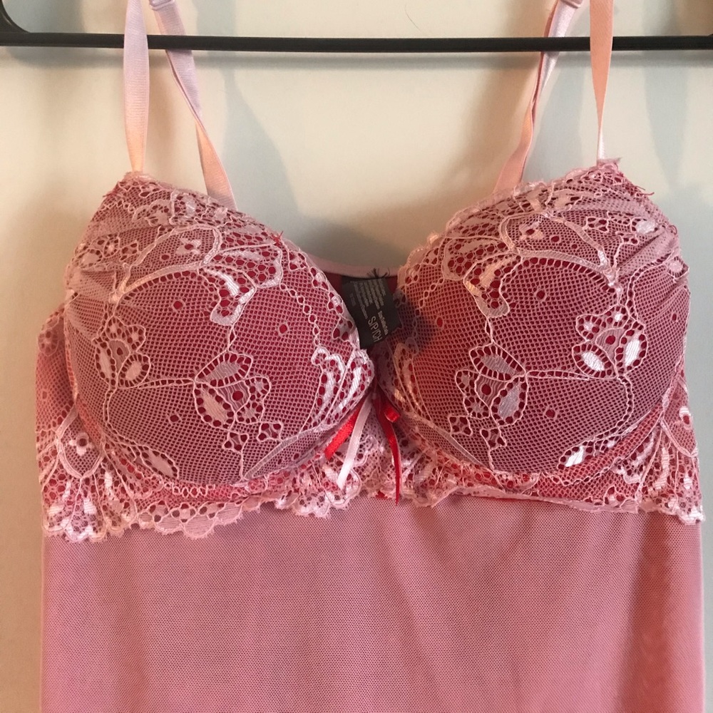 🧨Red and withe lingerie small